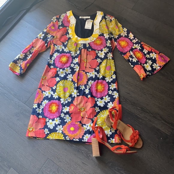 New with tags!    Trina Turk linen dress size 4 - Picture 7 of 8